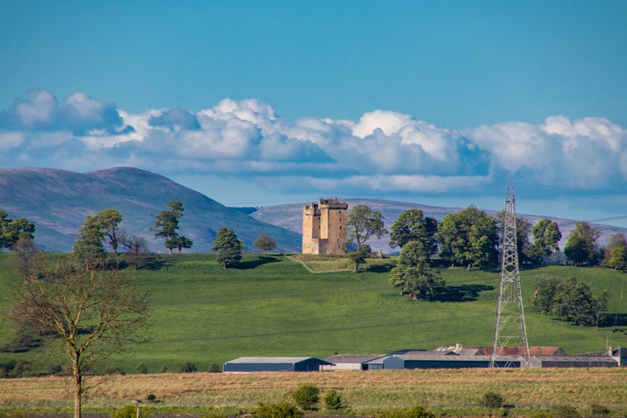 Clackmannan Tower Castle in Clackmannan, Clackmannanshire